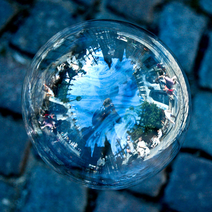 神奇的水滴摄影，泡泡中的世界(图4)